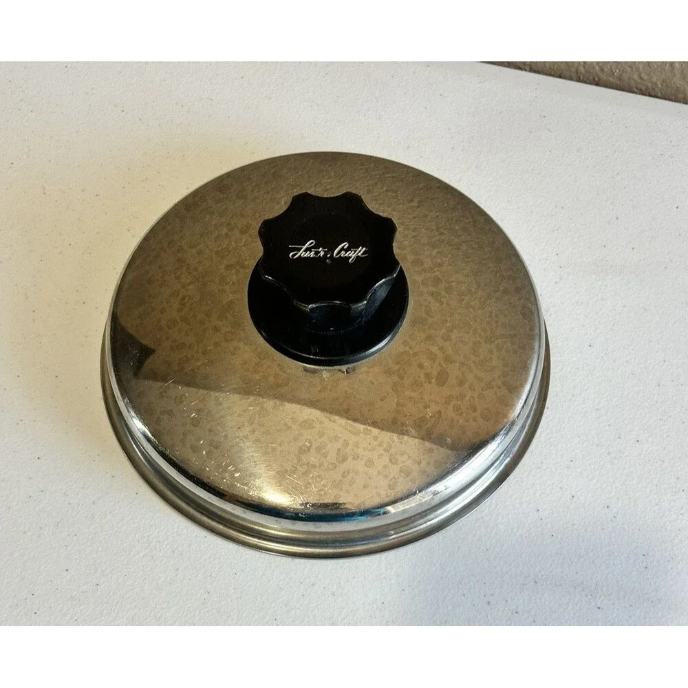 Vintage Lustre Craft Lid Appox 7